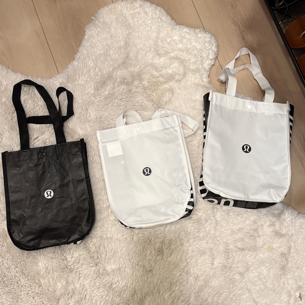 lululemon athletica reusable Tote Trio